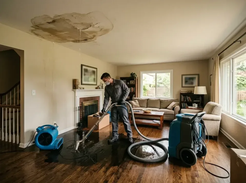 attic-pipe-burst-ceiling-drip-008 — frequently asked questions, Water Damage Restoration & Carpet Care in Elwood, NY